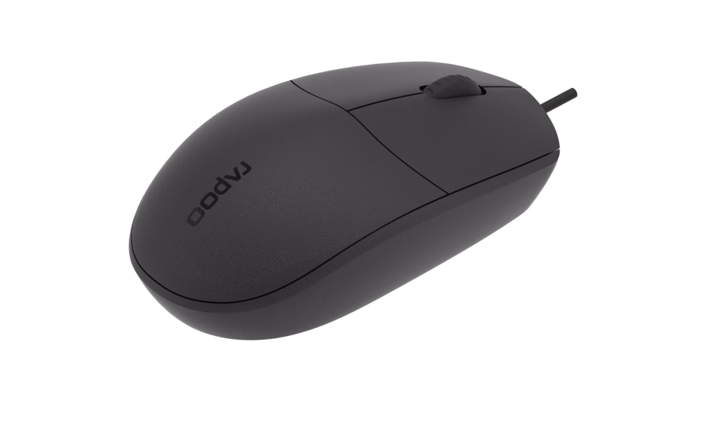 Rapoo N100 Souris optique filaire USB Ambidextre Noir - vue 5
