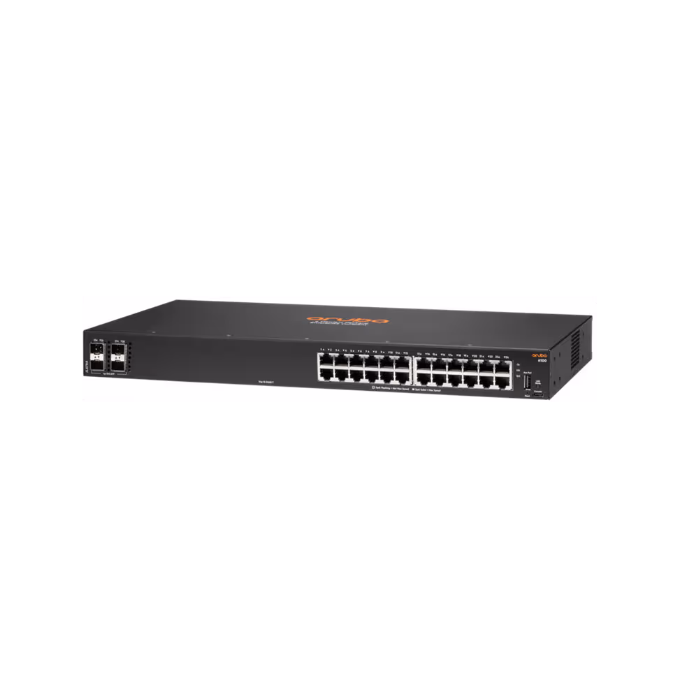 Aruba 6100 24G 4SFP  Swch [JL678A] - vue 2