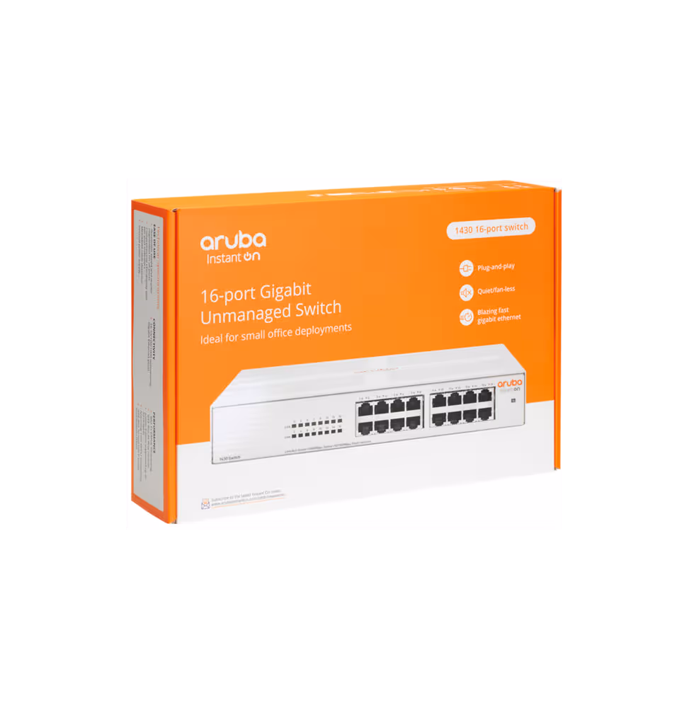 Aruba Instant On 1430 16G Switch [R8R47A] - vue 3