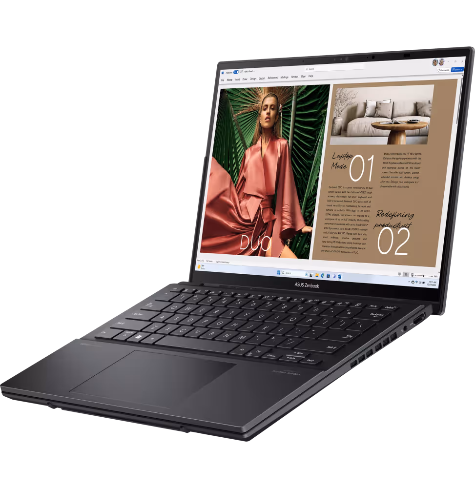 ASUS ZENBOOKUX8406C 14 Old Tch U7 32GB2TB SSDW112Y [90NB14X1-M00J10] - vue 5