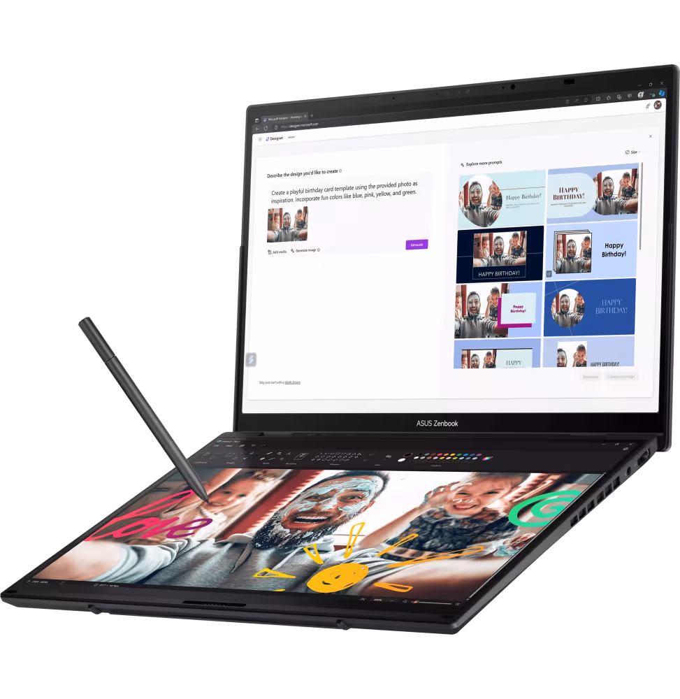 ASUS ZENBOOKUX8406C 14 Old Tch U7 32GB2TB SSDW112Y [90NB14X1-M00J10] - vue 6