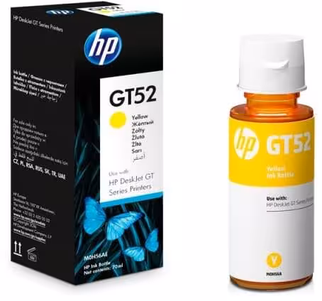 Bouteille D’encre Jaune HP GT52 Authentique – M0H56AE [M0H56AE]
