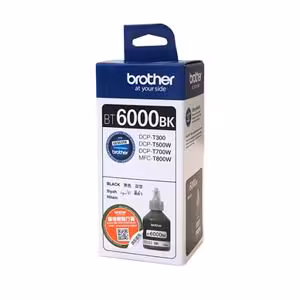 Brother BT6000BK Noir – Bouteille d’encre original [BT6000BK]