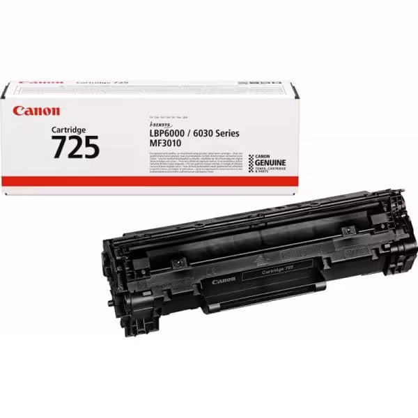 Canon 725 Noir Toner Original [3484B002AA] [TO116]