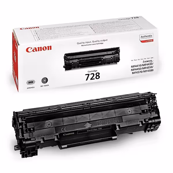 Canon 728 Noir Toner Original [3500B002AA]