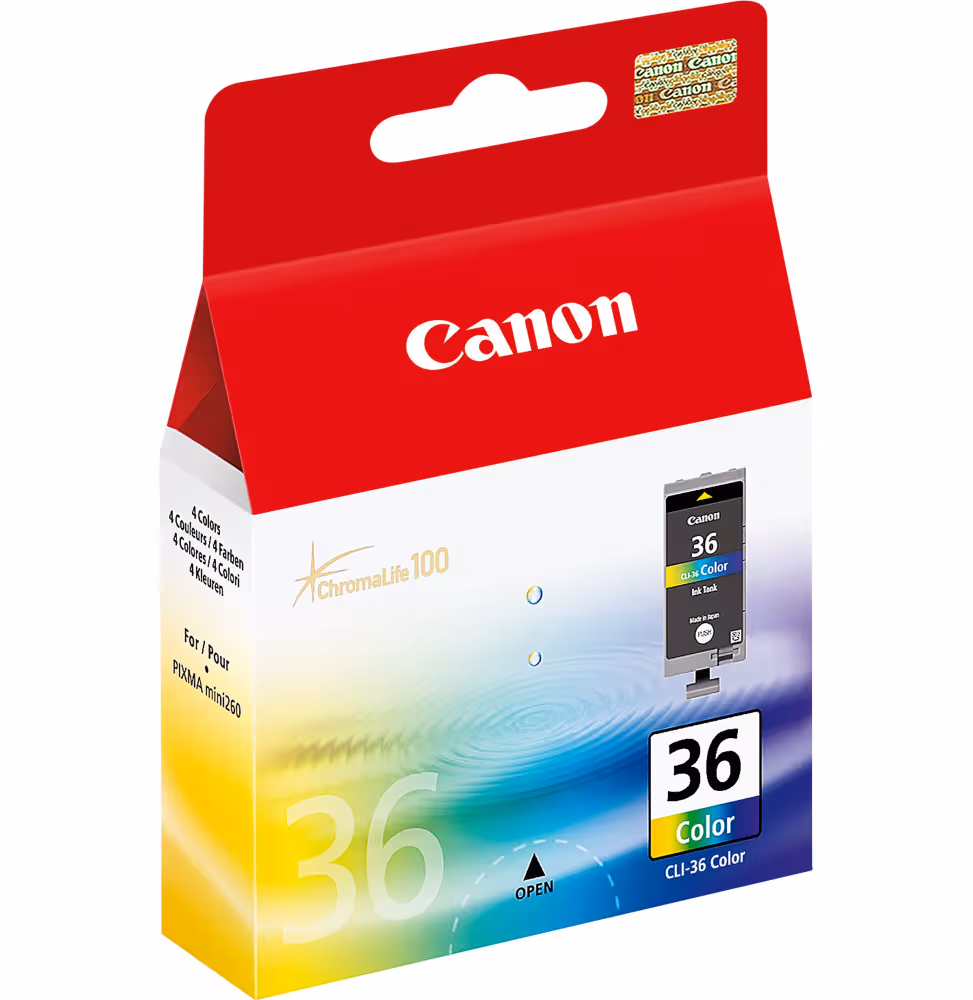 Canon Cartouche CLI-36 Couleur [1511B001AF] - vue 2