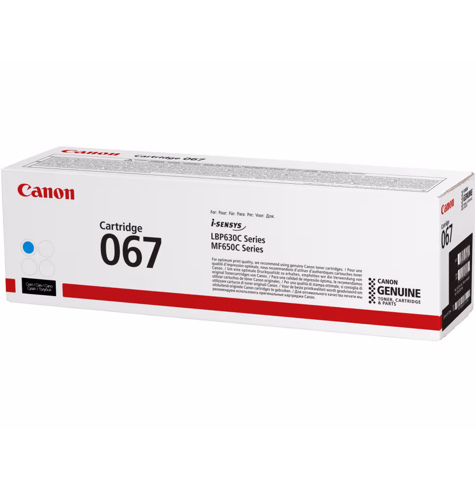 Canon Toner 067 C [5101C002AA] - vue 3
