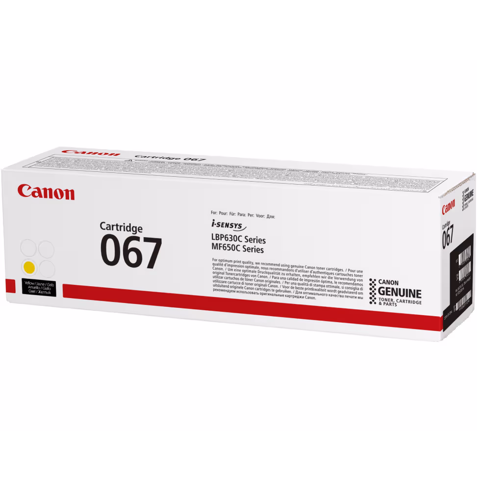 Canon Toner 067 Y [5099C002AA] - vue 3