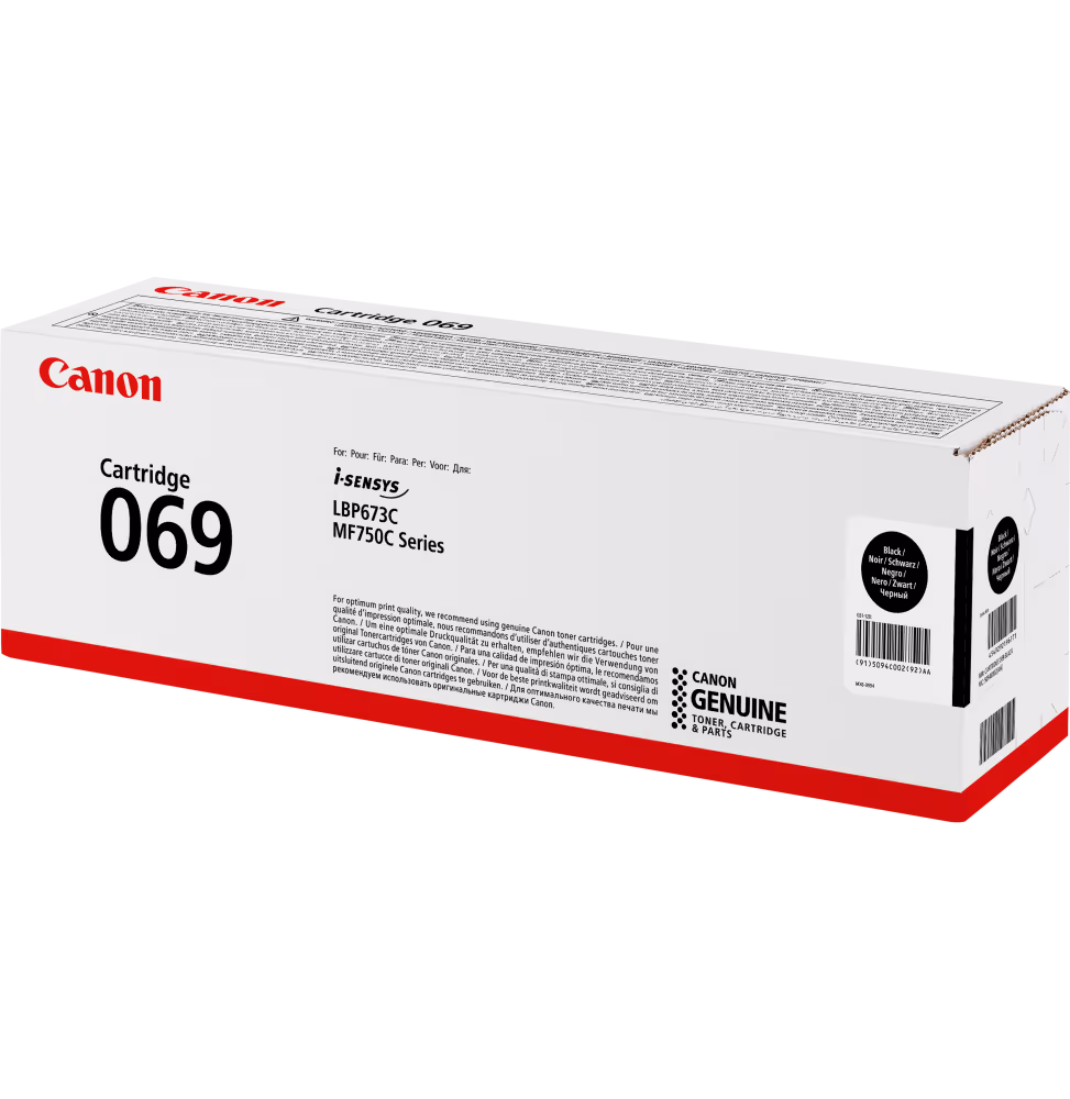 Canon Toner 069 BK [5094C002AA] - vue 4
