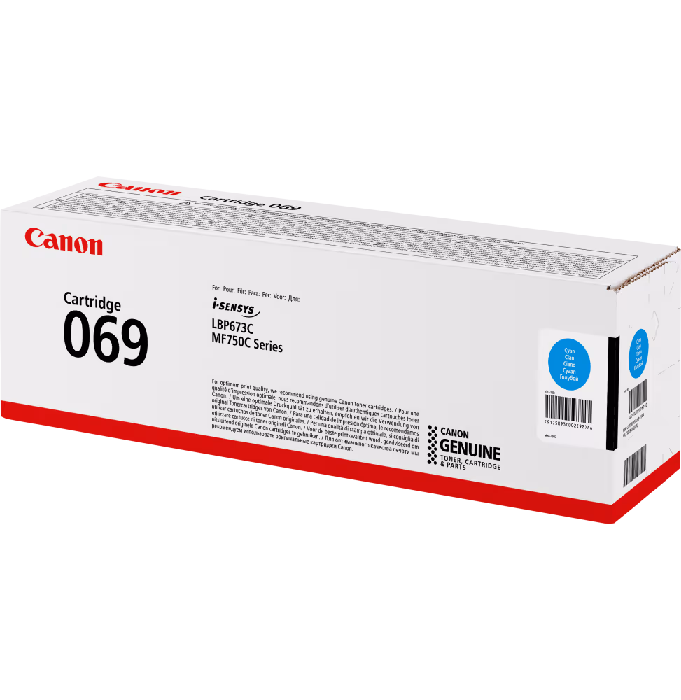 Canon Toner 069 C [5093C002AA] - vue 3