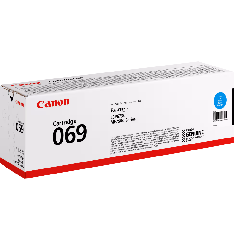 Canon Toner 069 C [5093C002AA] - vue 4