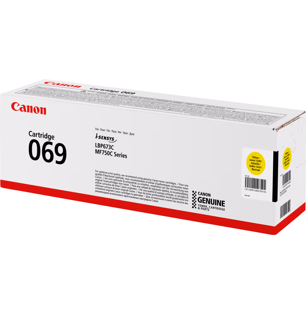 Canon Toner 069 Y [5091C002AA] - vue 3