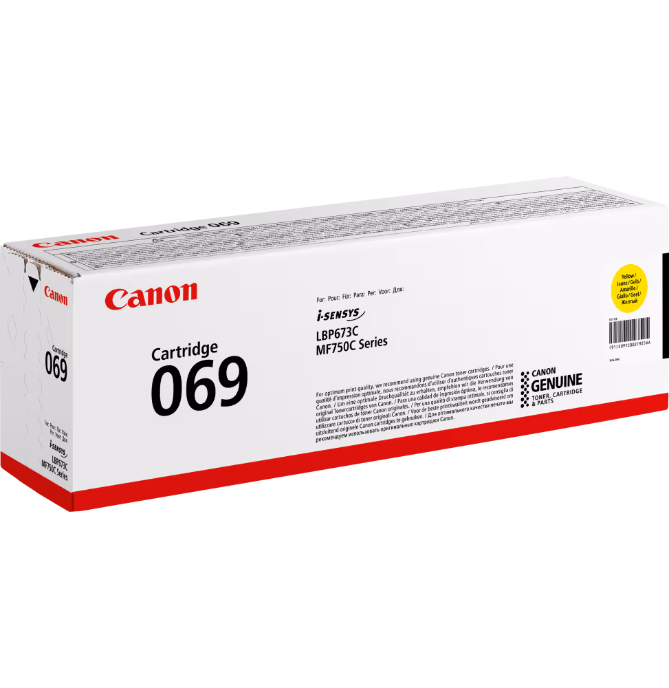 Canon Toner 069 Y [5091C002AA] - vue 4