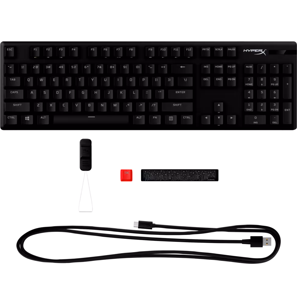 Clavier Gamer HX Alloy Origins Pbt. [639N3AA-ABF] - vue 5
