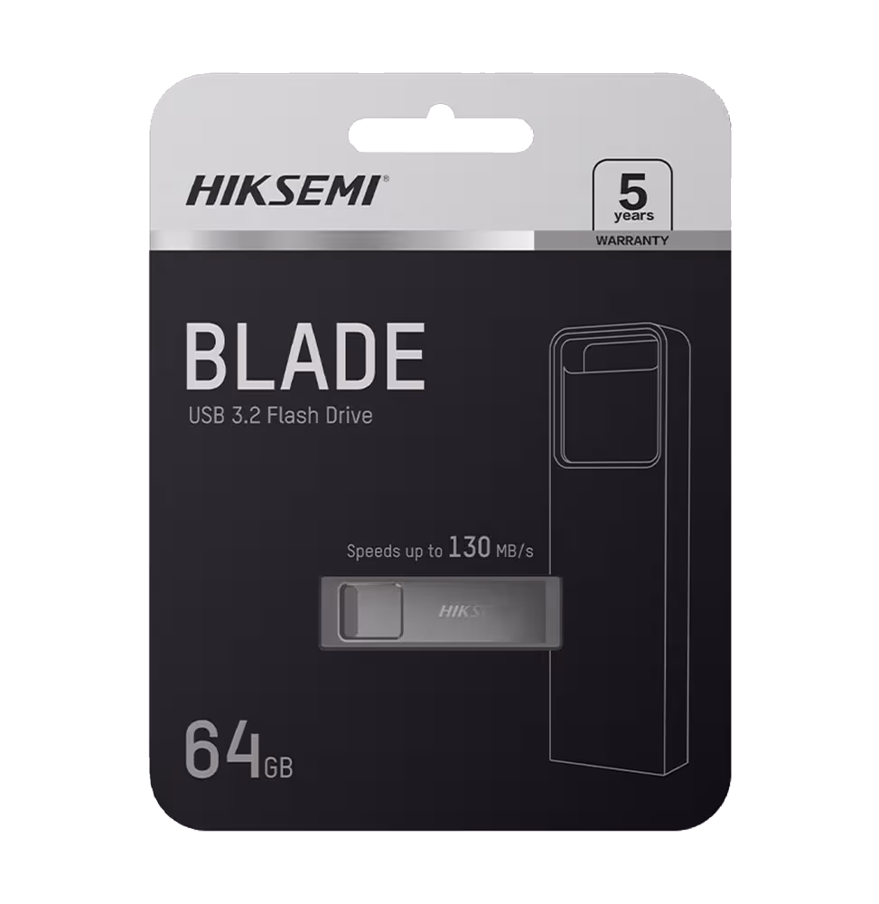 Cle USB Hiksemi 64GB USB 3.2 Type A Metal [HS-USB-E301-64G-U3]