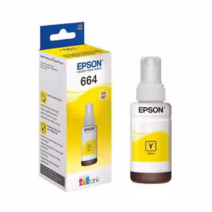 Epson T6644 Jaune – Bouteille d’encre original [C13T66444A]