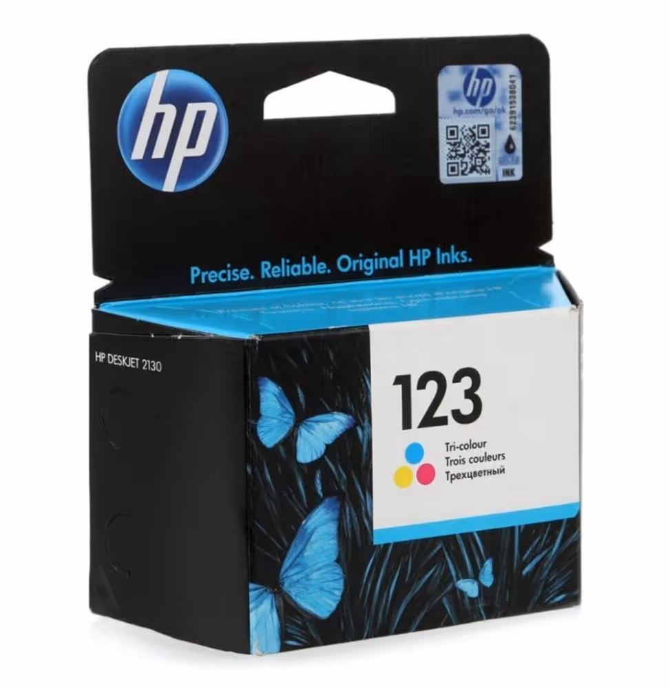 HP 123 Tri-couleur Original Cartouche d'encre [F6V16AE] - vue 3