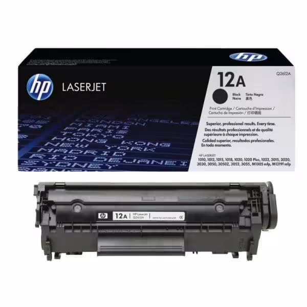 HP 12A Original Noir Toner LaserJet