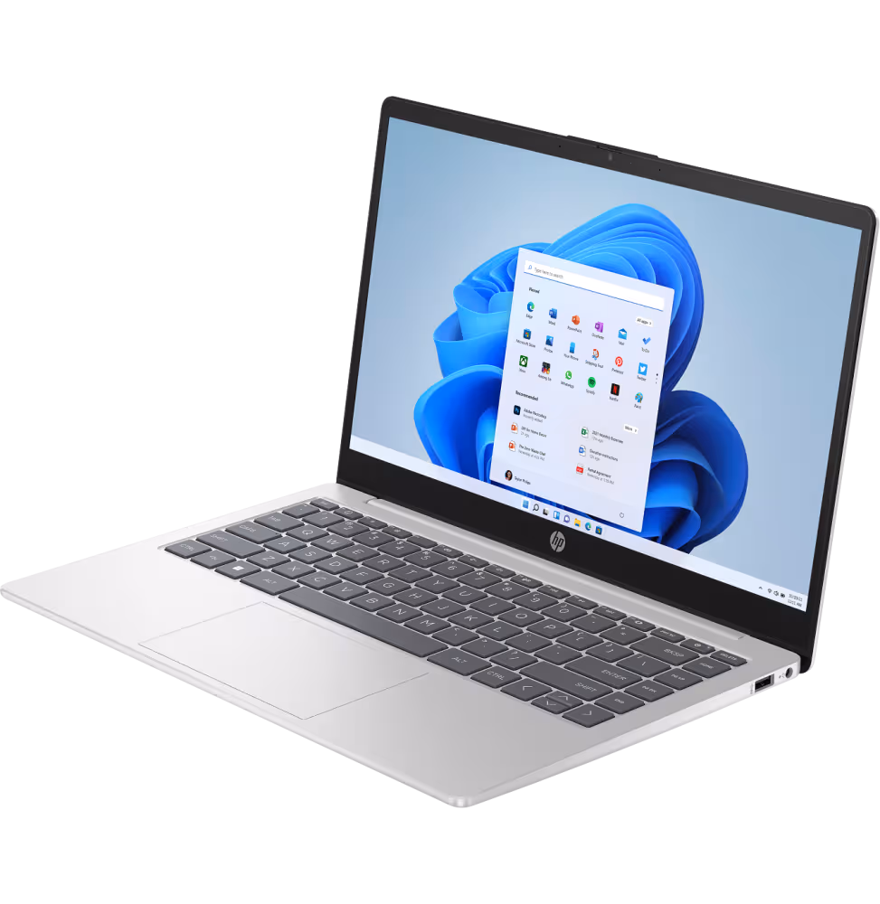 HP 14 U7 16GB 512SSD W11H6 Pls Argent Natural 1Y [C9MR6EA-BH4] - vue 3