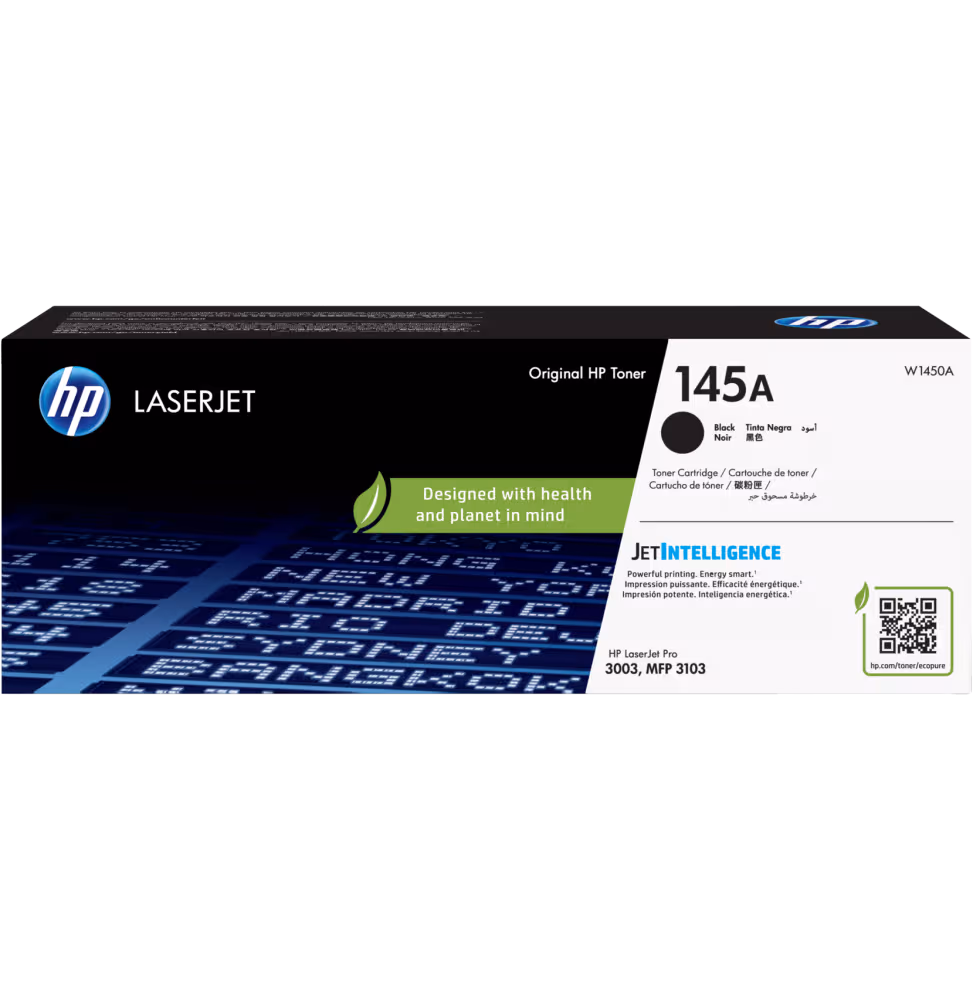 HP 145A Original Noir LaserJet Cartouche de Toner [W1450A]