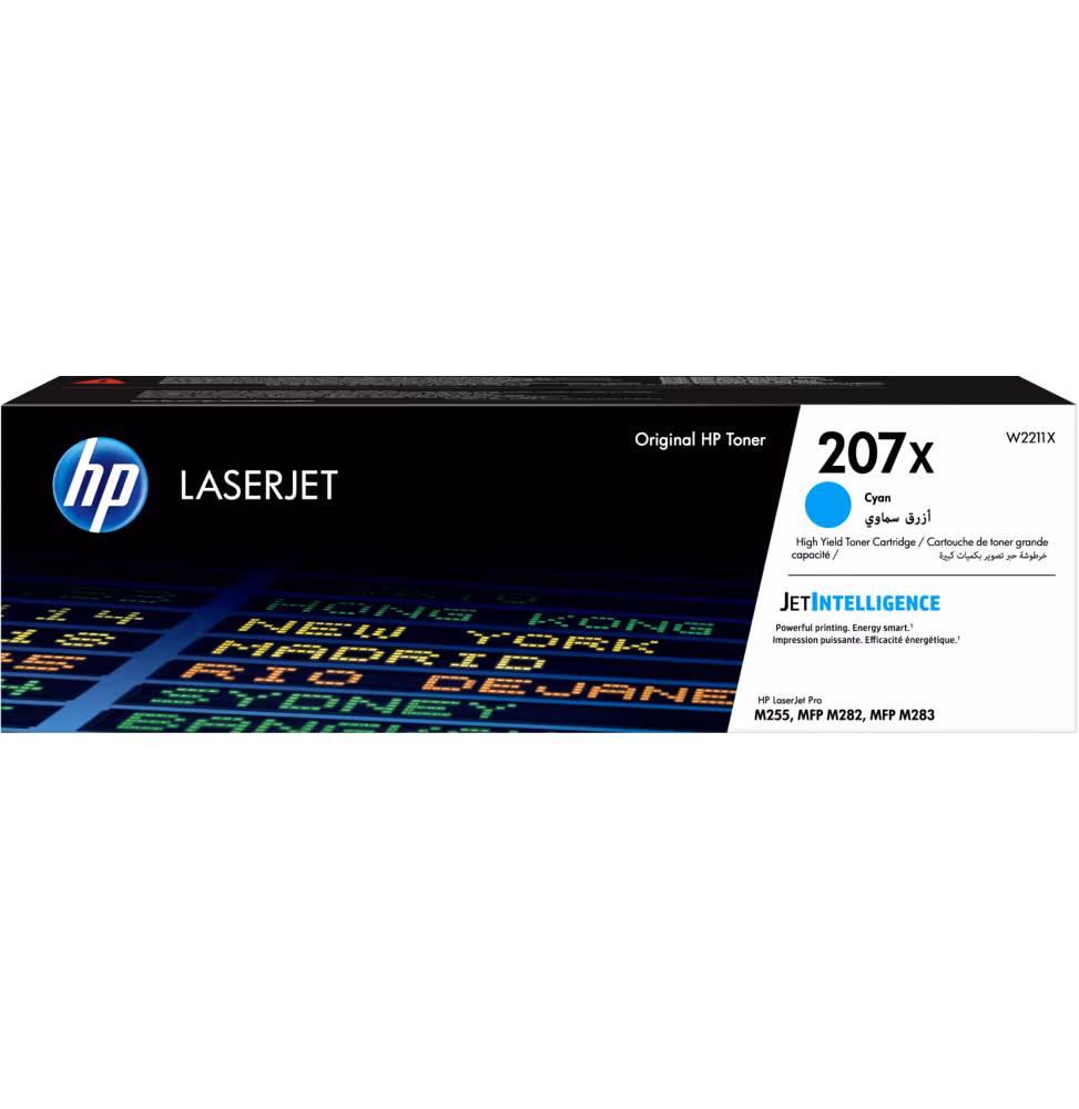 HP Toner cyan LaserJet 207X authentique grande capacité Toner cyan LaserJet HP 207X authentique grande capacité (W2211X)