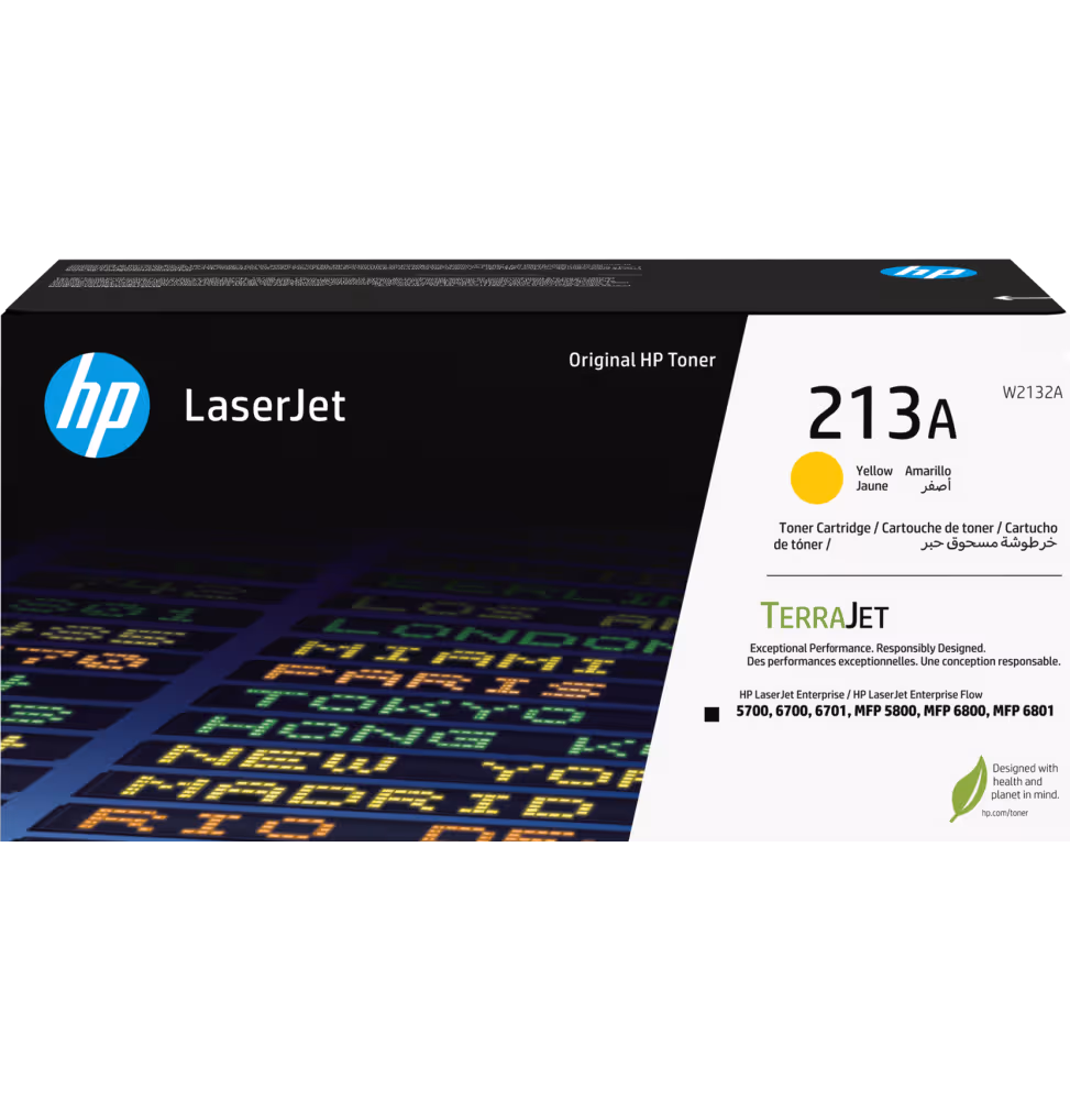 HP 213A Ylw Original Toner LaserJet Crtg [W2132A]