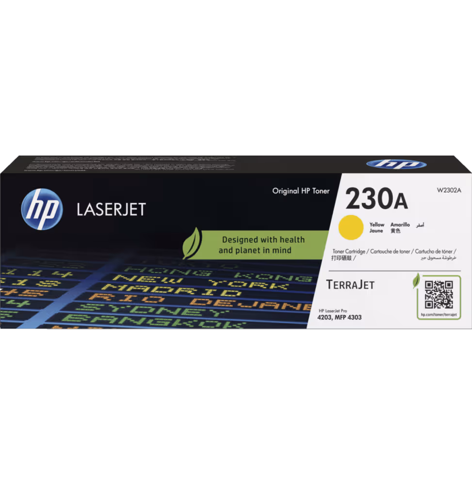 HP 230A Jaune Original LaserJet Cartouche de Toner [W2302A]