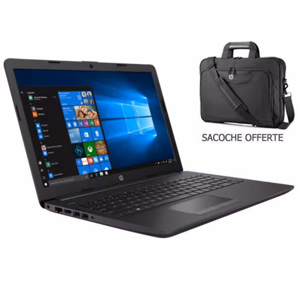 HP 250 G7 i3-8130U 4Go 500Go Sacoche – 3C169EA [3C169EA] - vue 2