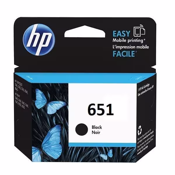 HP 651 Noir cartouche d’encre originale / C2P10AE [C2P10AE]