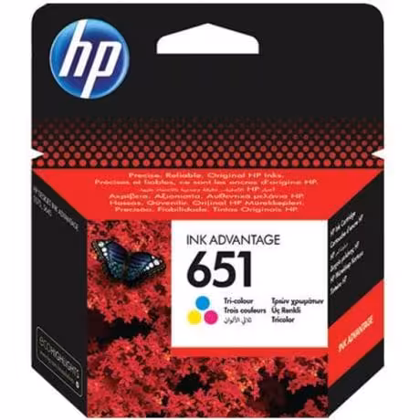 HP 651 Tri-couleur cartouche d’encre originale / C2P11AE [C2P11AE]