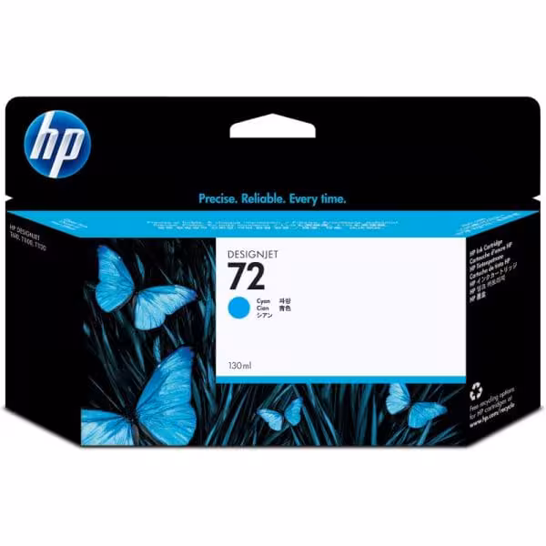 HP 72 Cyan – Cartouche d’encre d’origine / C9371A [C9371A]
