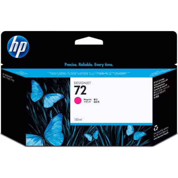 HP 72 Magenta – Cartouche d’encre d’origine / C9372A [C9372A]