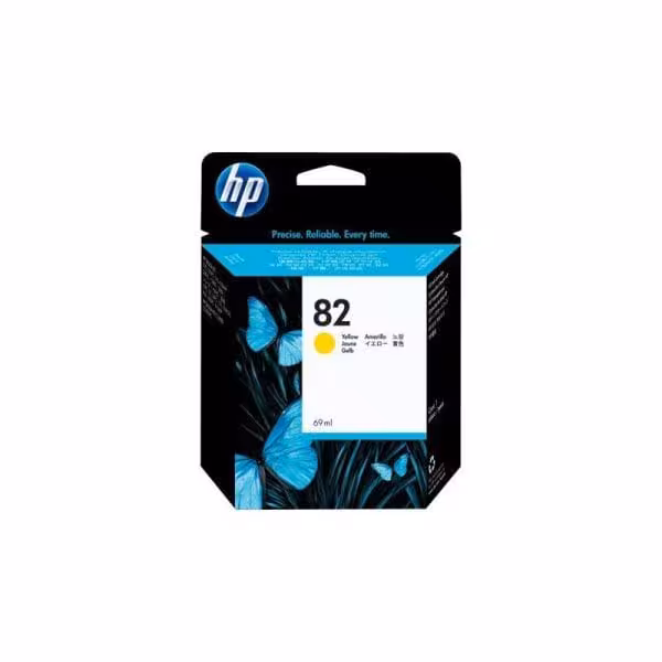 HP 82 69-ml Jaune DesignJet Cartouche d'encre [C4913A]