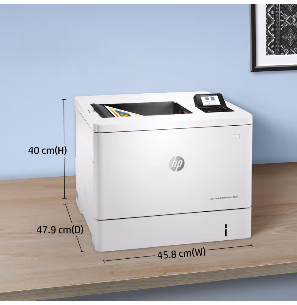 Imprimante Laser Couleur HP LaserJet Enterprise M554dn [7ZU81A-B19] - vue 8