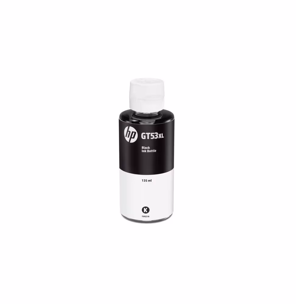 HP GT53XL 135ml Original Noir Bouteille d'encre [1VV21AE] - vue 2