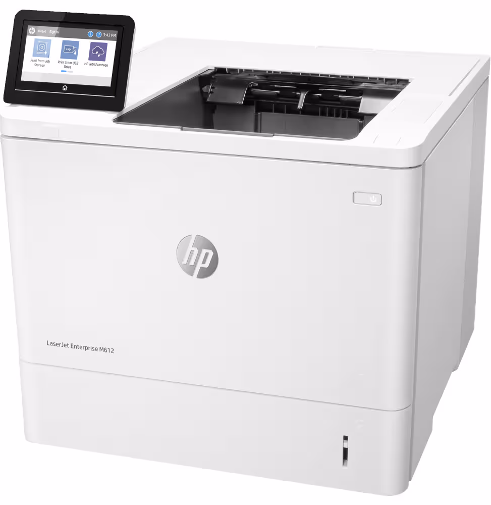 Imprimante Laser Monochrome HP LaserJet Enterprise M612dn [7PS86A-B19] - vue 2