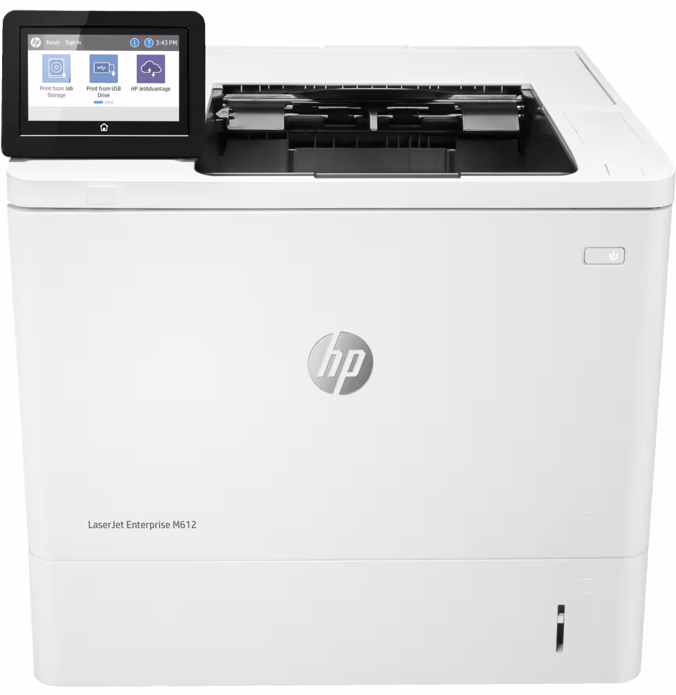 Imprimante Laser Monochrome HP LaserJet Enterprise M612dn [7PS86A-B19] - vue 3