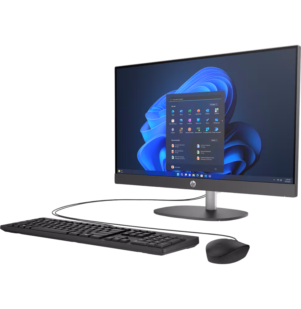 HP Pro One 240 G10 Multifonction U5 8GB 512SSD DOS 23.8 1Y [D10FBET-BH4] - vue 3