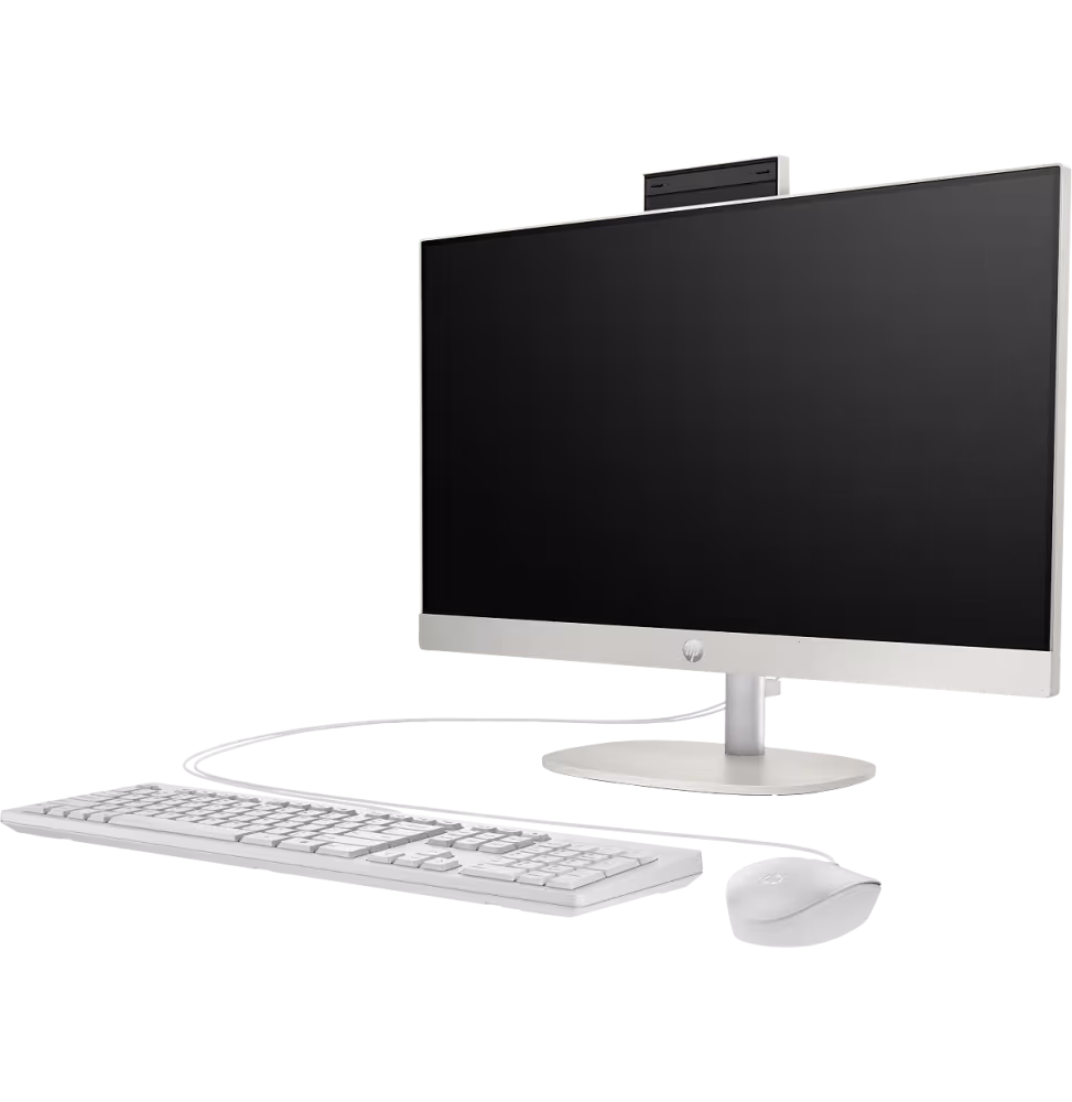 HP ProOne 240 G10 i3 8GB 256SSD DOS 3Y Blanc [623Z4ET-BH4] - vue 3