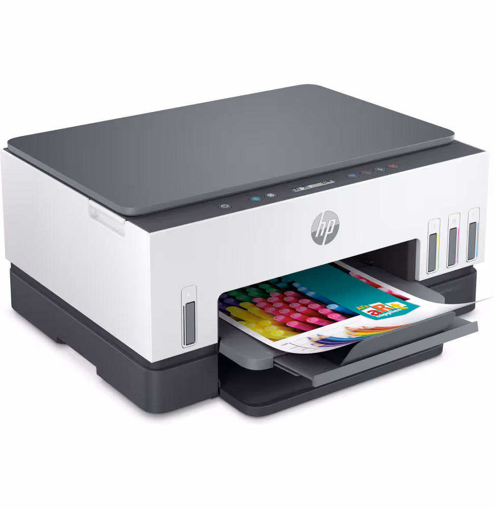 HP Smart Réservoir 670 Imprimante multifonction à réservoirs rechargeables [6UU48A-BEW] - vue 2