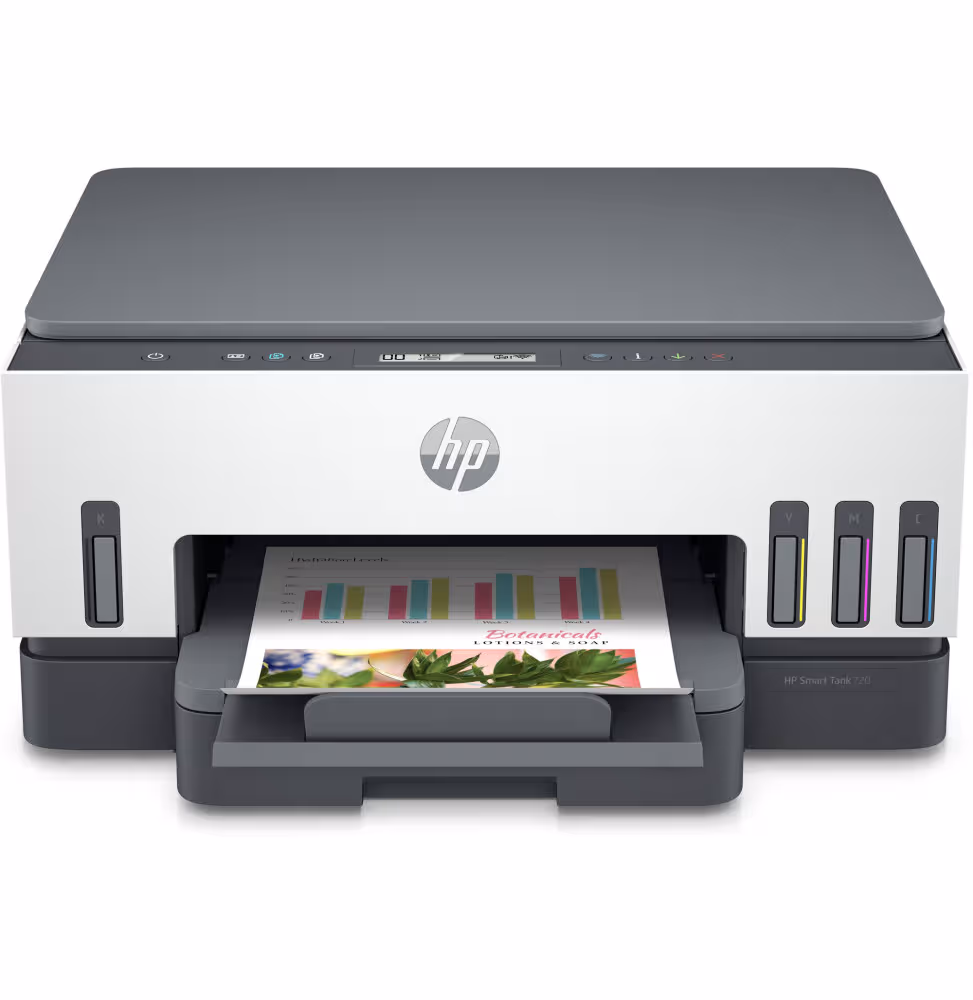 HP Smart Réservoir 720 Imprimante multifonction à réservoirs rechargeables [6UU46A-BEW] - vue 3