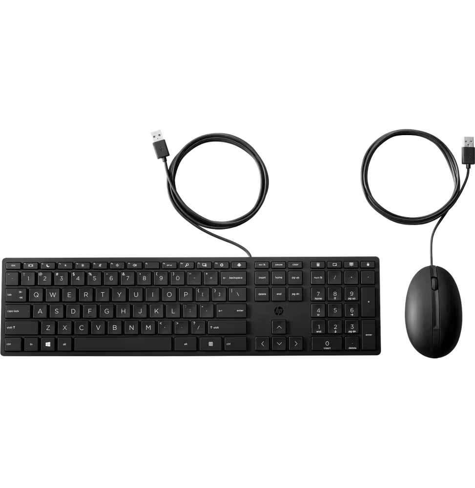 HP Filaire PC de Bureau 320MK Souris and Clavier Nwafr [9SR36AA-ABF]