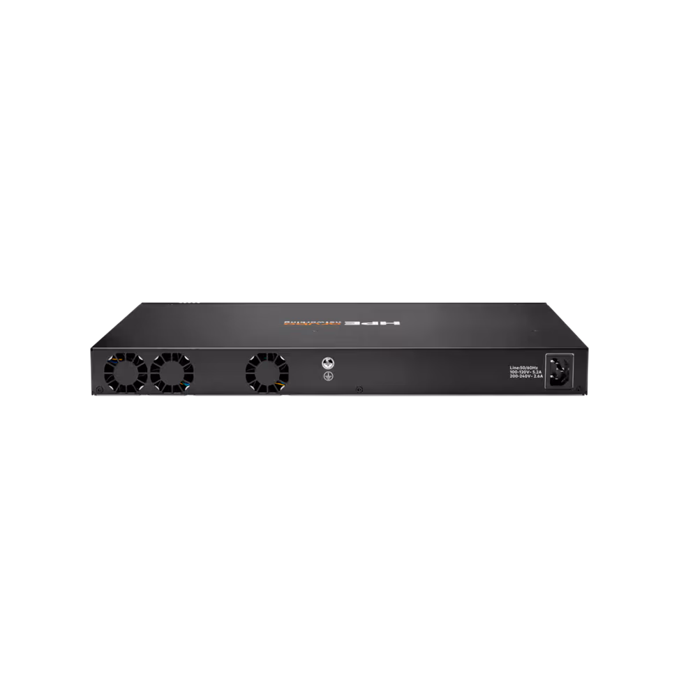 HPE Aruba CX 6200F 24G Class4 PoE 4SFP  370W [JL725B] - vue 3