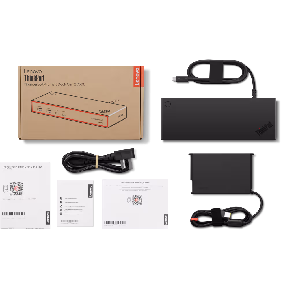 Lenovo Dock Station TP Thuderbolt4 Smart Gen2 [40BE0135EU] - vue 16