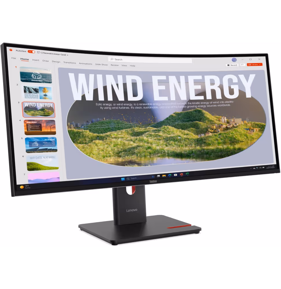 LENOVO MONITOR T34WD-40 34  Curved [64AEGAT1EU]