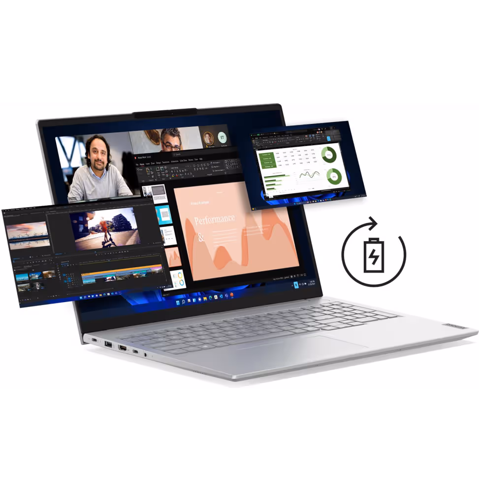 Lenovo Thinkbook 16 G8 Tch U5 16GB 512 SSD DOS 2Y [21SK006MTP] - vue 14
