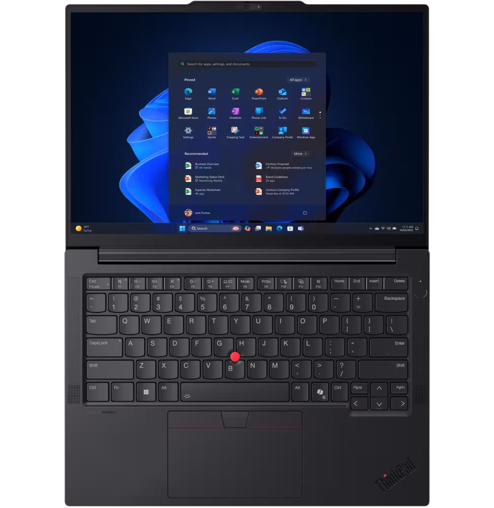 Lenovo Thinkpad E14 14  Touch U7 16GB 1TB SSD DOS [21SX001WFE] - vue 2