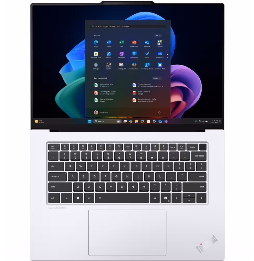 Lenovo Thnkpad X9 15.3  Old Tch U7 32GB 1TBSSD W11 [21Q60063FE] - vue 4