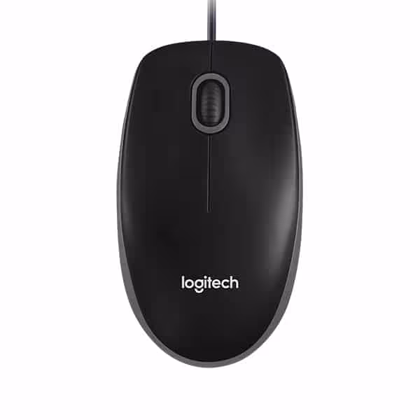 Logitech B100 Souris filaire USB Noire [910-003357]