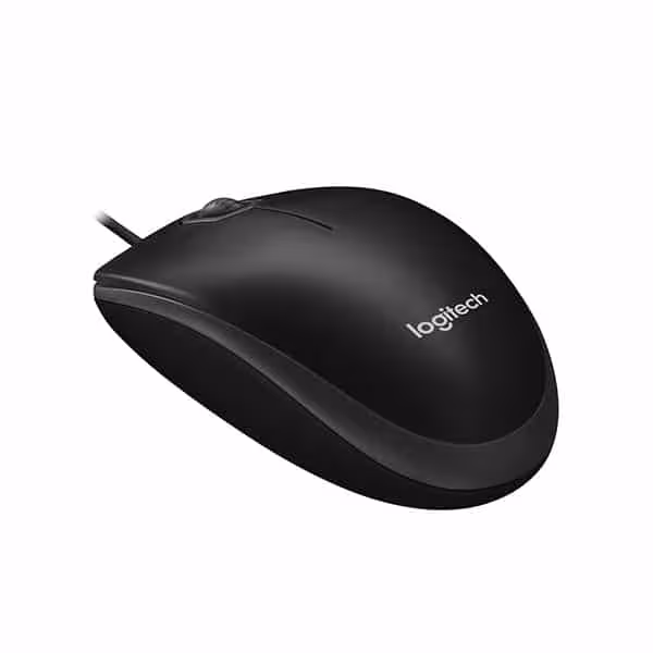 Logitech B100 Souris filaire USB Noire [910-003357] - vue 2